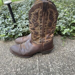 Laredo Birchwood 68452 Western Boots Men's US 10.5D Brown Leather Pull On Cowboy